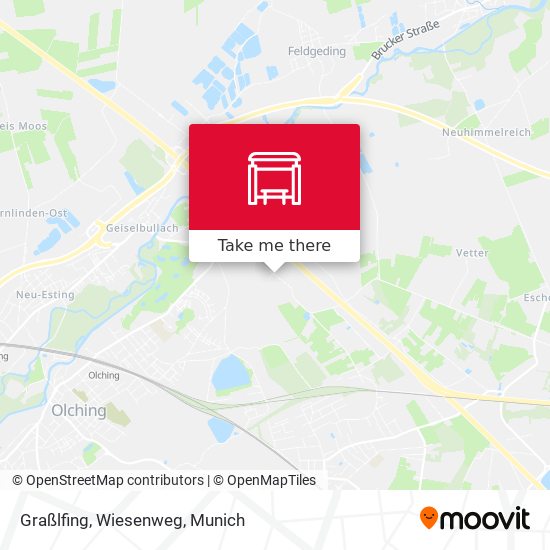 Graßlfing, Wiesenweg map