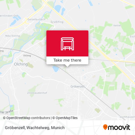 Gröbenzell, Wachtelweg map