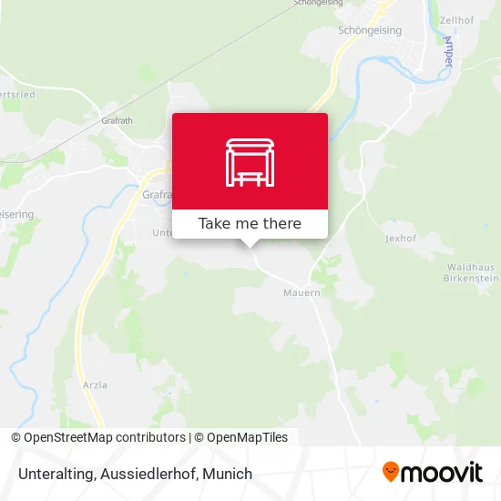 Карта Unteralting, Aussiedlerhof