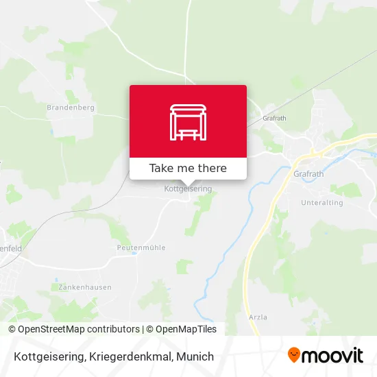 Карта Kottgeisering, Kriegerdenkmal