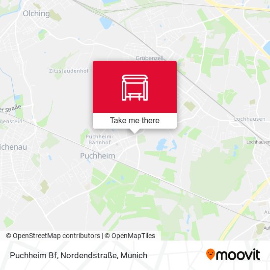 Puchheim Bf, Nordendstraße map