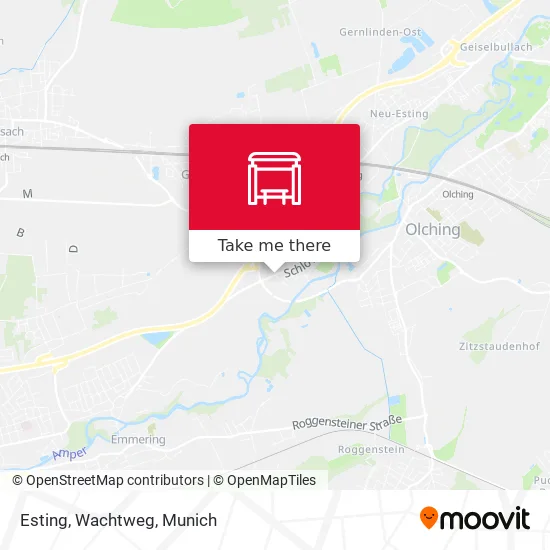 Карта Esting, Wachtweg
