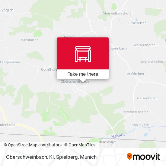 Oberschweinbach, Kl. Spielberg map