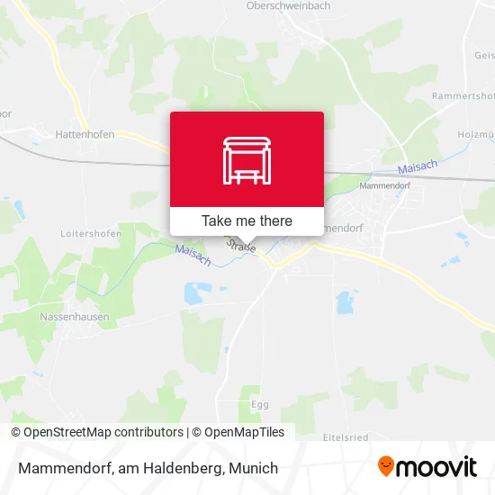 Карта Mammendorf, am Haldenberg