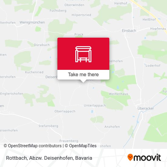 Rottbach, Abzw. Deisenhofen map