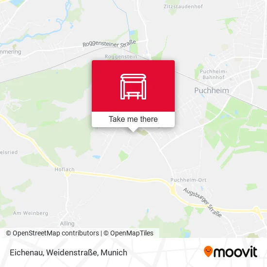 Карта Eichenau, Weidenstraße