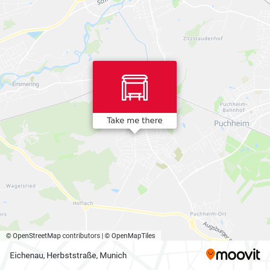 Eichenau, Herbststraße map