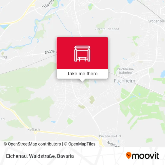 Карта Eichenau, Waldstraße