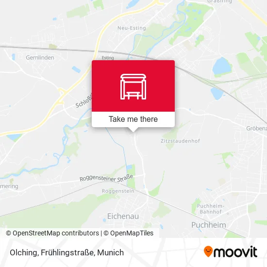 Карта Olching, Frühlingstraße