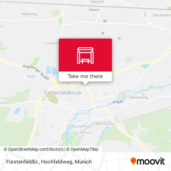 Fürstenfeldbr., Hochfeldweg map