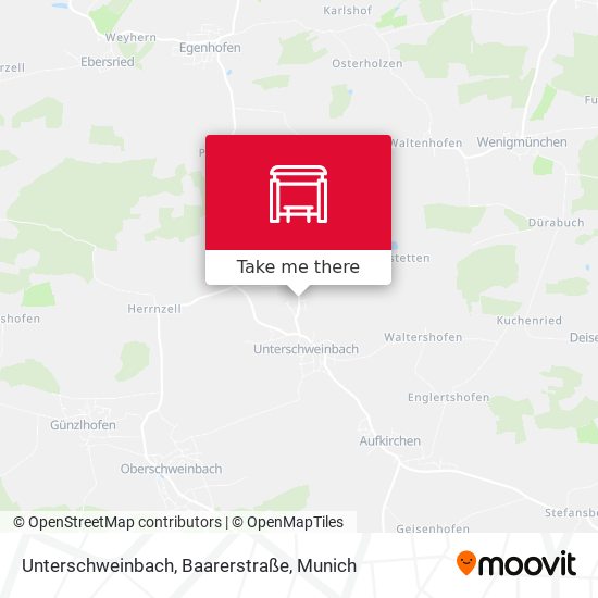 Unterschweinbach, Baarerstraße map