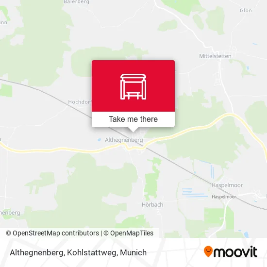 Карта Althegnenberg, Kohlstattweg