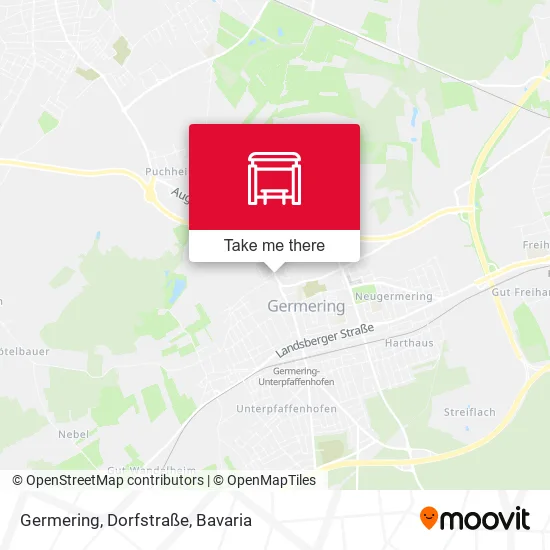 Карта Germering, Dorfstraße