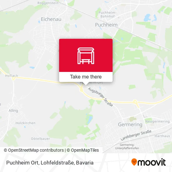 Карта Puchheim Ort, Lohfeldstraße