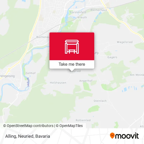 Карта Alling, Neuried