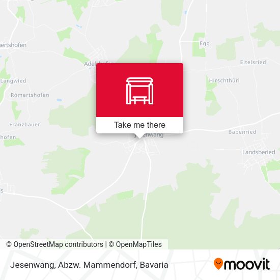 Jesenwang, Abzw. Mammendorf map