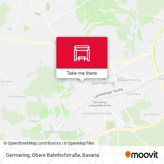 Карта Germering, Obere Bahnhofstraße