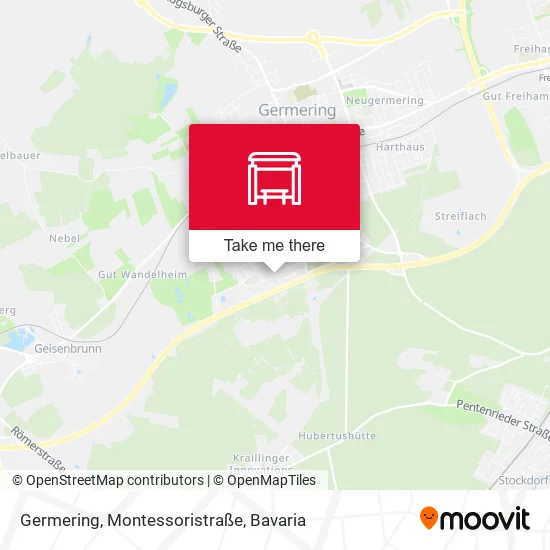 Карта Germering, Montessoristraße