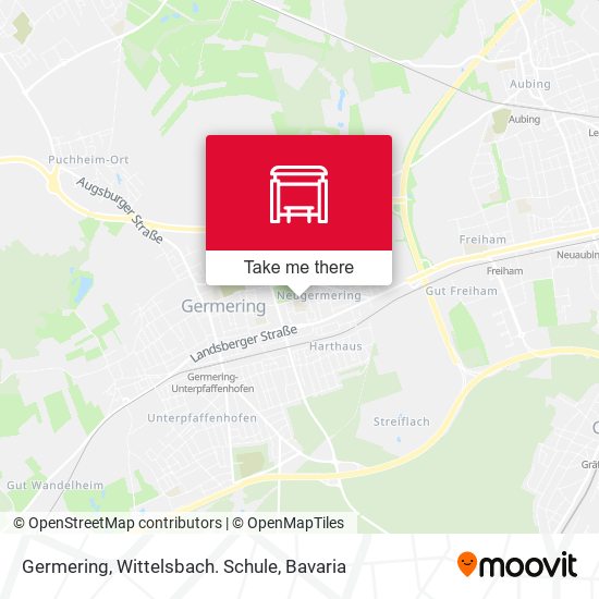 Germering, Wittelsbach. Schule map