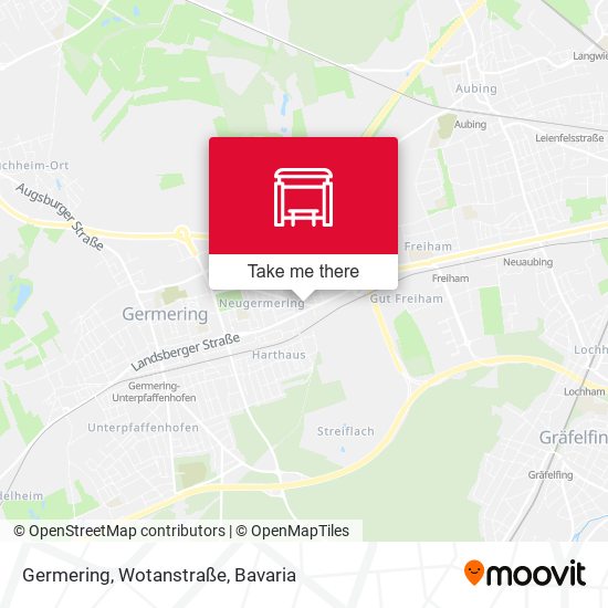 Germering, Wotanstraße map