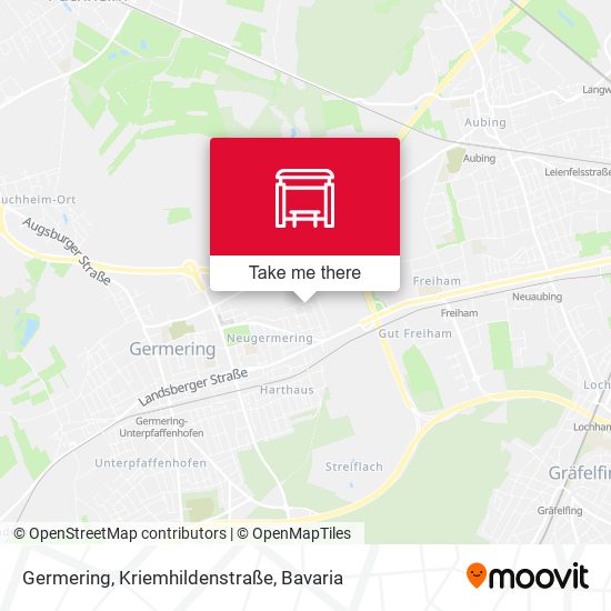 Germering, Kriemhildenstraße map