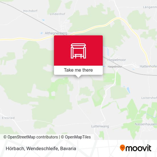 Hörbach, Wendeschleife map