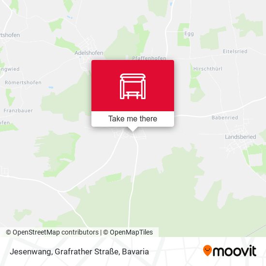 Jesenwang, Grafrather Straße map