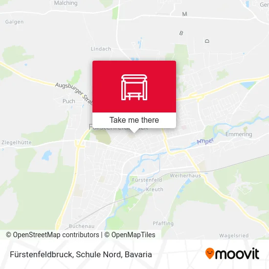 Карта Fürstenfeldbruck, Schule Nord
