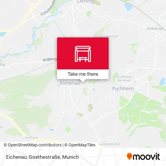 Карта Eichenau, Goethestraße