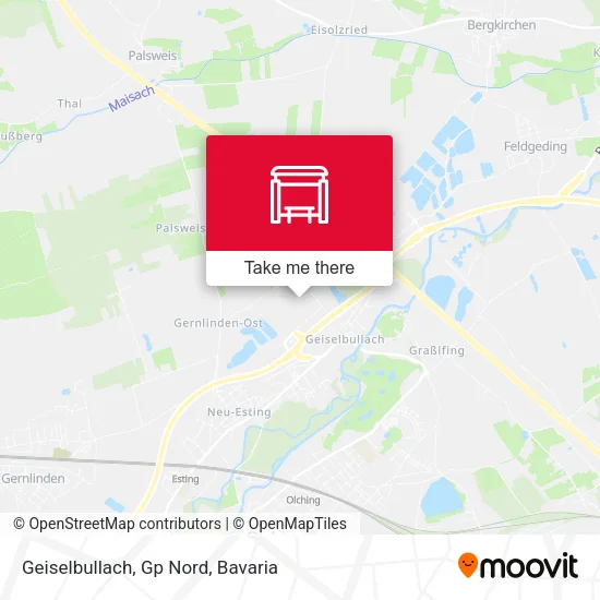 Карта Geiselbullach, Gp Nord