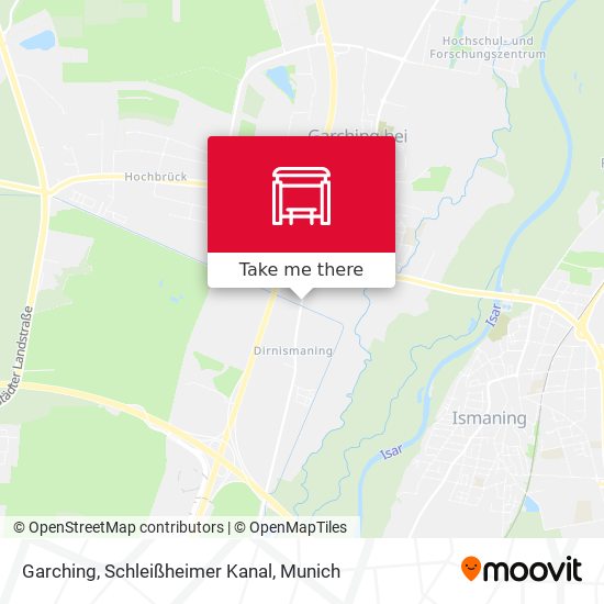 Garching, Schleißheimer Kanal map
