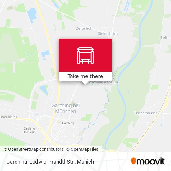 Garching, Ludwig-Prandtl-Str. map
