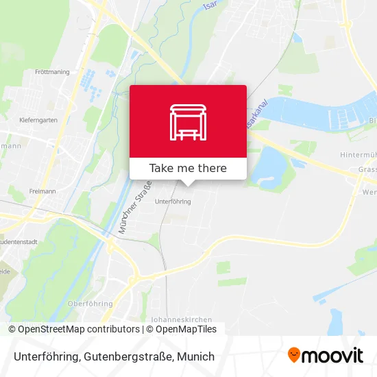 Карта Unterföhring, Gutenbergstraße