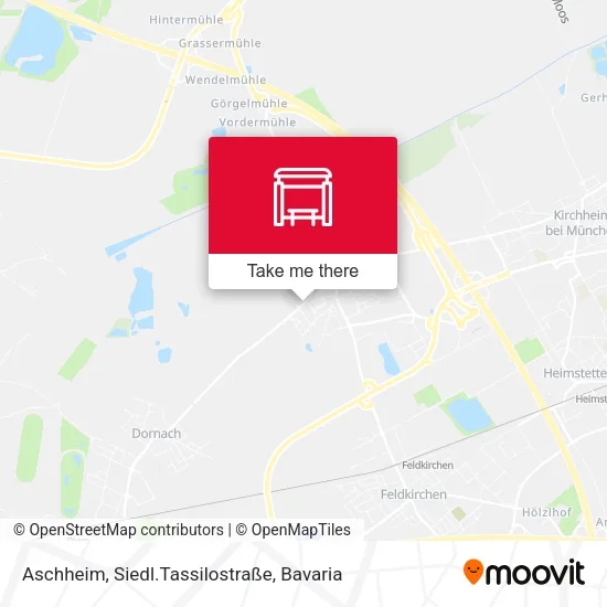 Карта Aschheim, Siedl.Tassilostraße