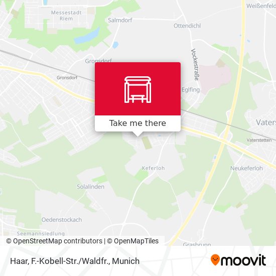 Карта Haar, F.-Kobell-Str./Waldfr.