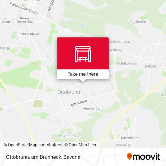 Карта Ottobrunn, am Brunneck