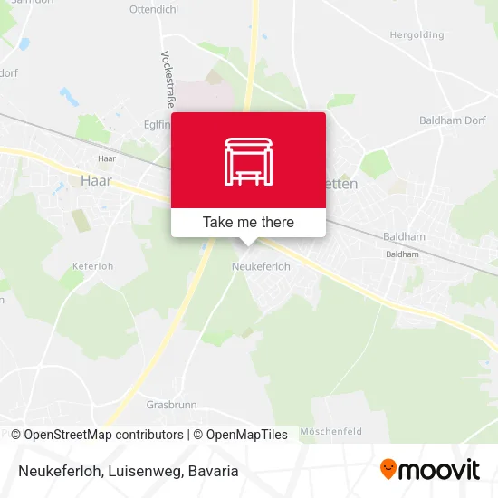 Карта Neukeferloh, Luisenweg