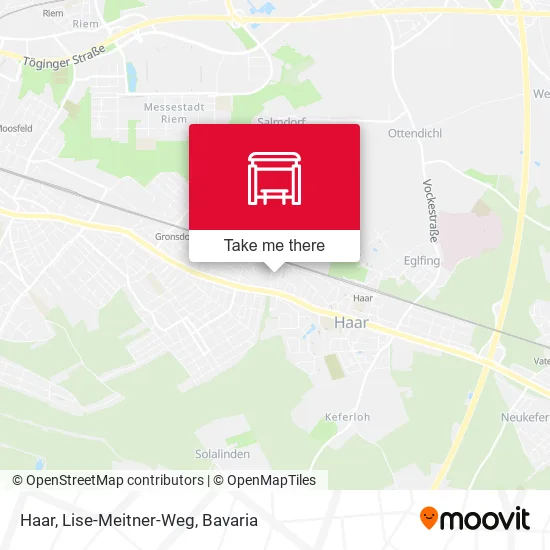 Карта Haar, Lise-Meitner-Weg