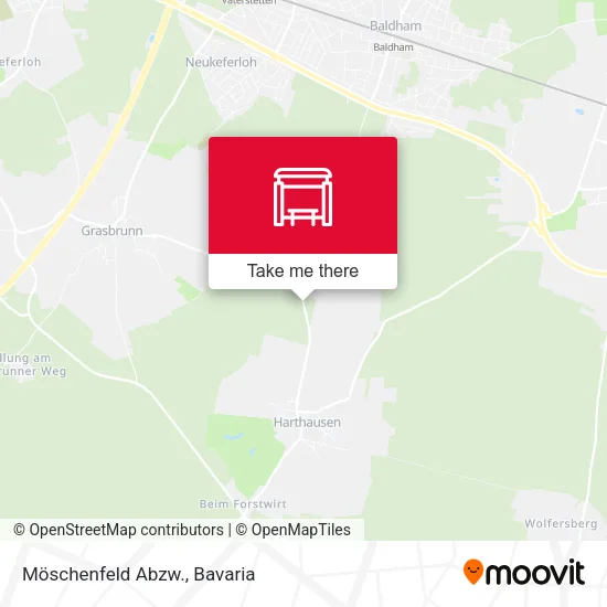 Карта Möschenfeld Abzw.