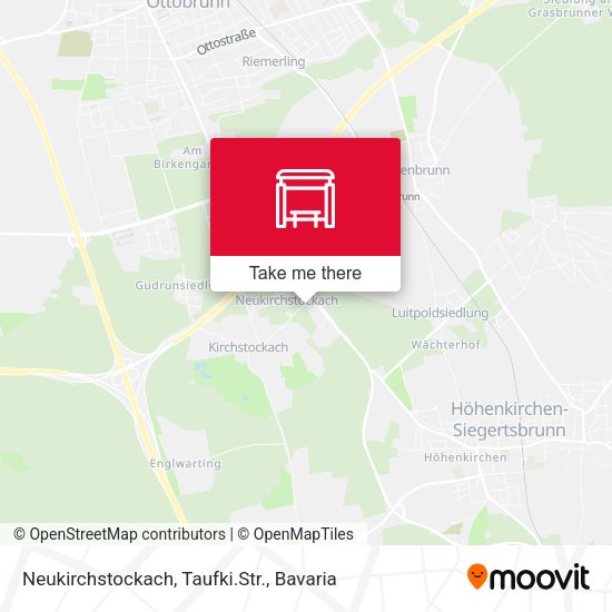 Карта Neukirchstockach, Taufki.Str.