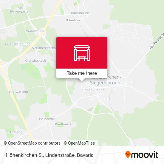Карта Höhenkirchen-S., Lindenstraße