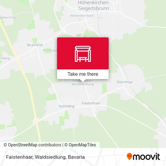 Карта Faistenhaar, Waldsiedlung