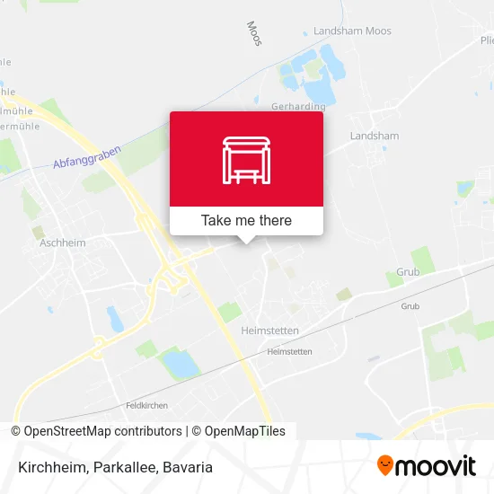 Карта Kirchheim, Parkallee