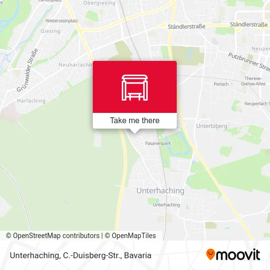 Карта Unterhaching, C.-Duisberg-Str.