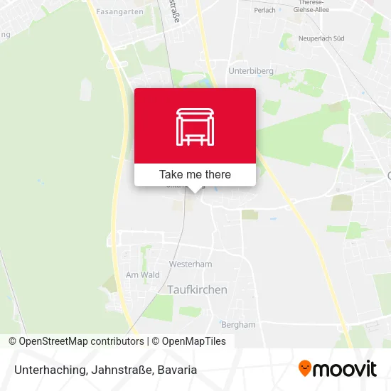 Карта Unterhaching, Jahnstraße