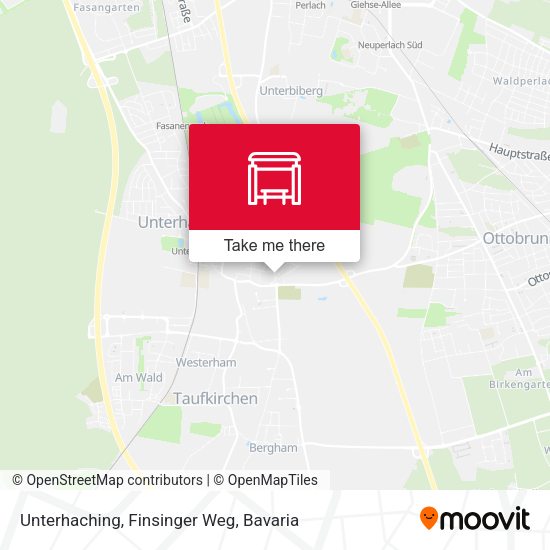 Unterhaching, Finsinger Weg map