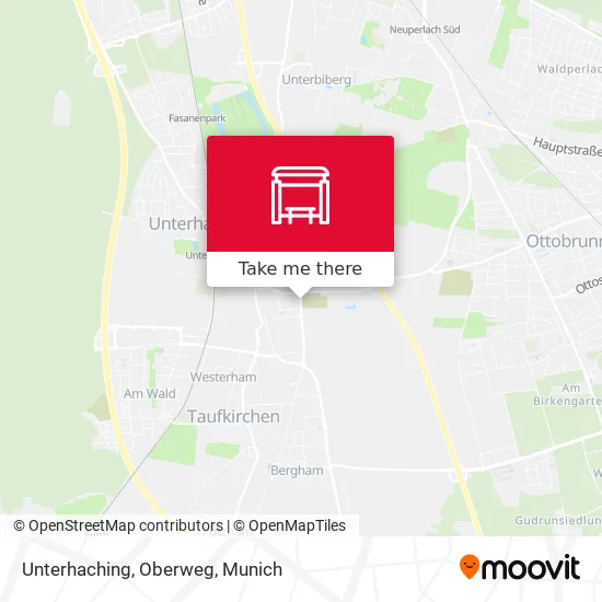Карта Unterhaching, Oberweg