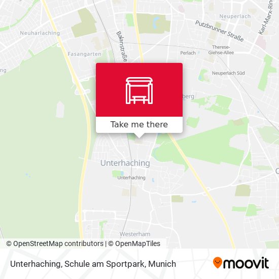 Unterhaching, Schule am Sportpark map