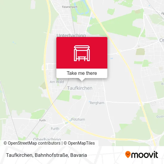 Карта Taufkirchen, Bahnhofstraße