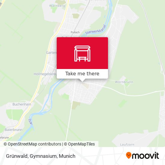 Grünwald, Gymnasium map